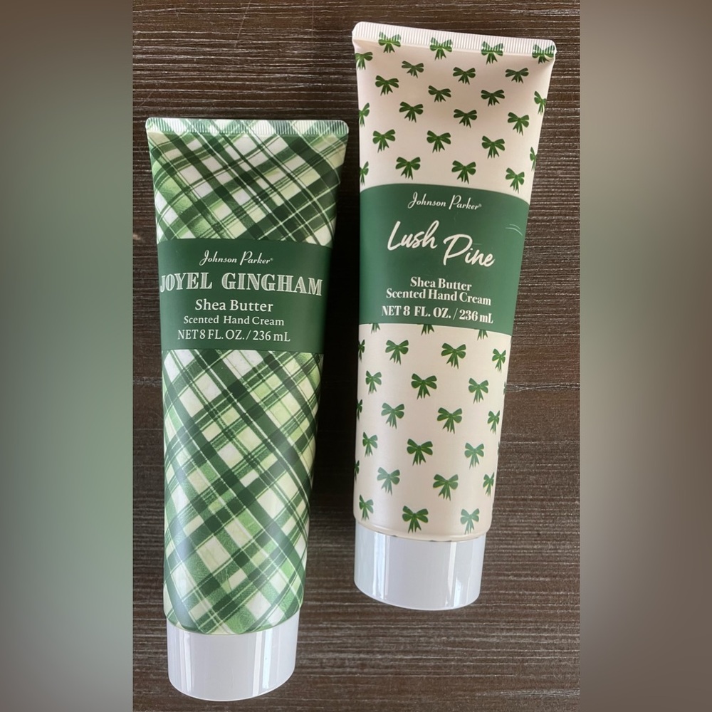 Johnson Parker Lush Pine & Joyel Gingham Shea Butter Hand Cream